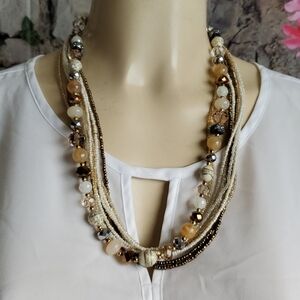 JCpenney multi layered necklace